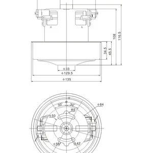 Brush Vacuum Cleaner Motor thumbnail-2