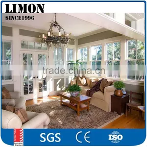Aluminium Modern Glass House Design Portable Sunrooms Panels for Sale thumbnail-1
