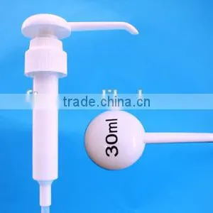 28mm Ribbed Plastic Long Sprayer Lotion Pump thumbnail-5