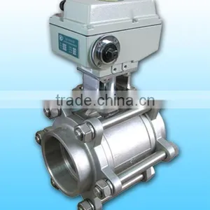 KLD1500 2-way Electric Operated Ball Valve(stainless Steel) for Water Treatment, Process Control, Industrial Automation thumbnail-1