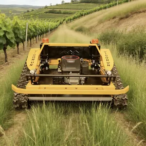 200M Remote Control Slope Mower 4H Working Time Crawler Type Brush Cutter for Shrub Grassland Orchard Steep Hill thumbnail-1