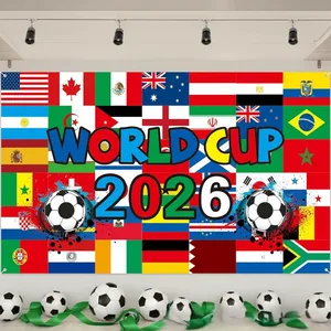 Ningbo Partyking 2026 World Cup and Sports Party Supplies Fan Fest Party Decoration Set Football Atmosphere Decorations Party Glasses thumbnail-1