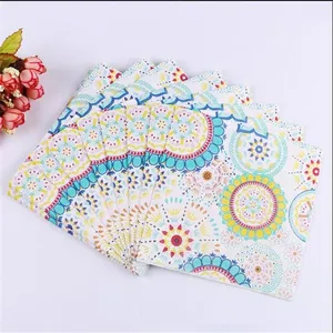 Ningbo PartyKing 3-Ply, Pack of 50 Party Decorative Paper Napkins Color Printed With Gold Foil Cocktail Luncheon Napkins thumbnail-1