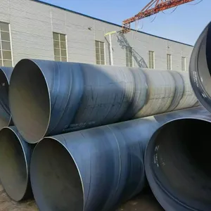Large Diameter 800mm 1000mm Carbon Steel SSAW Spiral Welded Pipe thumbnail-5
