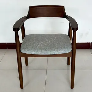High Quality Modern Unique Solid Wood Dining Chair Nordic Comfortable Living Room Home Dining Chairs thumbnail-4