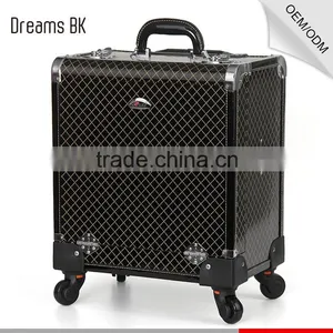 PVC Cosmetic Display Case Makeup Case With Trays thumbnail-2