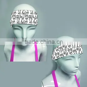 Latest Women Volleyball Sport Decorative Headband Fancy Design Hairband, Fashion Sports Lycra Headband for Sport thumbnail-6