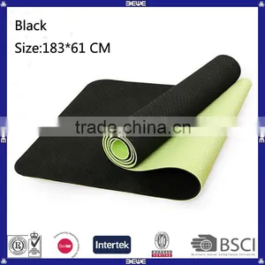 8mm Light Weight Black Non-Slip Yoga Mat thumbnail-2