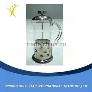 Wholesale Heat Resistant Stainless Steel Tea Coffee Plunger thumbnail-1