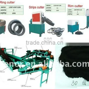 Hot Sale High Quality Green Environment Tire Recycling Into Rubber Powder Machine thumbnail-1