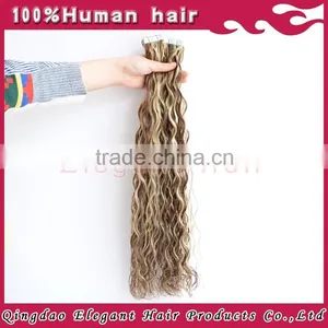 New Fashion Top Quality Best Selling Ombre Remy Tape Hair Extension thumbnail-1