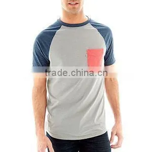 Custom Pocket Raglan Tees thumbnail-3