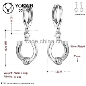 Newest Wholesale Silver Plated Earring Jewelry thumbnail-3