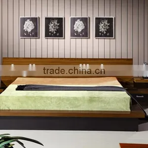 Wooden Frame Bed Room Furniture Design for Bed Room thumbnail-1