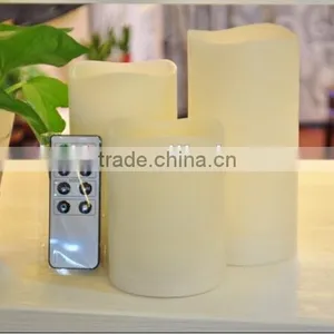 Romantic Flameless Paraffin LED Wax CandleLight With 18keys Remote Color Changing thumbnail-3