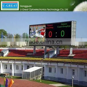 Albaba New Products on China Market Perimeter Advertising Outdoor Full Color Football Stadium Led Billboard thumbnail-1