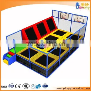 Guangzhou NEW STYLE Kids Toy Indoor Soft Trampoline Playground Equipment thumbnail-3
