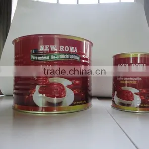 198g Cold Break Canned Tomato Paste With Brix 22-28%and Best Price thumbnail-1