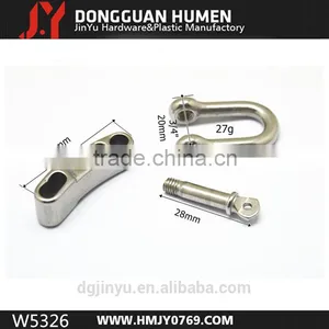 Stainless Steel Shackle Clasp , Adjustable Shackle Buckle Paracord thumbnail-1