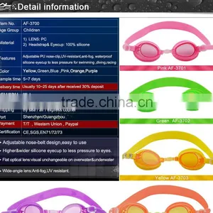 Funny Swimming Goggles Kids Silicone Swim Goggles Swimming Glasses thumbnail-1