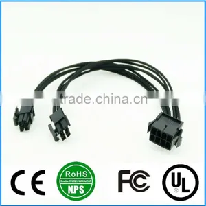 8Pin Male to Female PSU Extension Cable Sleeved thumbnail-1