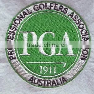 Letter Round Shape Badge Iron on Embroidery Patch thumbnail-1