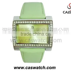 Green Diamond Ladies Watch With PC21S Movement thumbnail-1