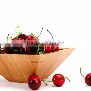 Natural Wooden Fruit Salad Bowl,Bamboo Vegetable Candy Bowl,people Candy Bowl thumbnail-1
