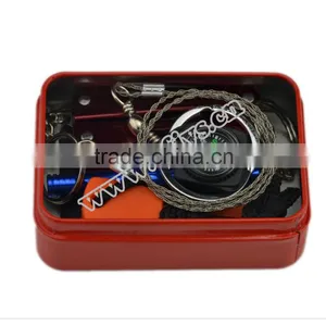 2016 New Products Portable Camping Equipment SOS Survival Tin Kit for Camping, Hiking,Climbing and Emergency Quality Choice thumbnail-3