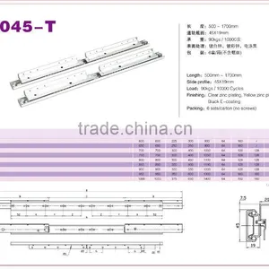 90kgs Synchronous Steel Table Slide 8045-T thumbnail-2