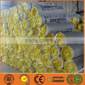 ISOKING 50mm Cheap Glass Wool Insulation Roll Price Quality Choice thumbnail-3