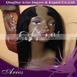 Lady's Top Selling Human Hair u Part Wig thumbnail-1