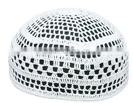 Made Hand White Muslim Hats For Men Wholesale Quality Choice thumbnail-1