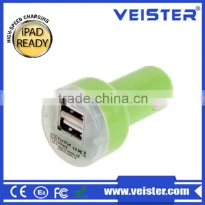 Factory Supply 2 Usb Car Charger ce Rohs Certified thumbnail-1