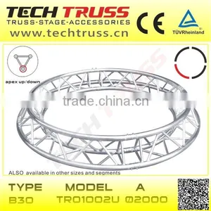 Aluminium Triangle Circular, Trussing Apex Up, Circular Truss, Easy to Assemble! thumbnail-1