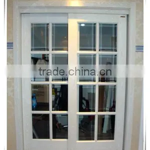 Fashion Patterns Price of Aluminum Sliding Door With Grill Design in High Quality thumbnail-3