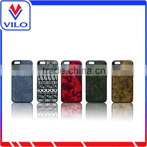 Fashion Retro Style Plaid Canvas Mobile Phone Case for Iphone 6 thumbnail-1