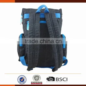 Customizable Plain Cotton Square Backpack College Bag thumbnail-4