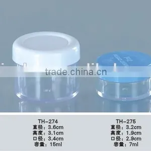 23ml 15ml 7ml 6ml Plastic Cosmetic Bottle,PS PP Cosmetic Bottle Mini Jars Quality Choice Most Popular thumbnail-1