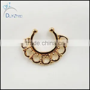 Fashion Indian Gold Nose Ring for Septum thumbnail-1