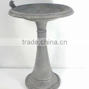 8008351F-Tall Metal Bird Feeder Birdbath thumbnail-1