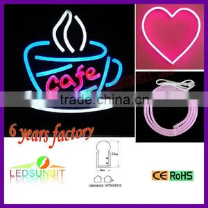 Led Neon Flex Tube Pink Cafe Neon Sign Bud Light Neon Sign thumbnail-1