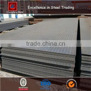 Hot Rolled Checkered Plate/Diamond Steel Plate From Shanghai Factory thumbnail-2