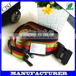 Famous Brand High Quality 2m Luggage Strap Belt With Combination Lock thumbnail-1