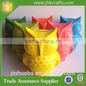 Owl Bank Vintage Design Resin Money Bank thumbnail-1