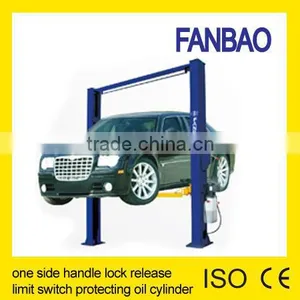 Clear Floor Two Post Hydraulic Car Lift thumbnail-1