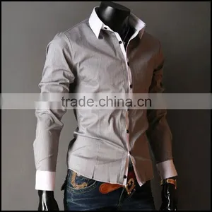 New Design Men Casual Shirts Latest Fashion Men Casual Shirts for Mens Shirt With 100%cotton Quality Choice thumbnail-3