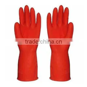 Premium Quality Latex Household Gloves Red thumbnail-1