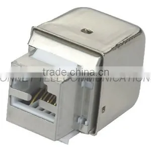 180 Degree Cat6 Shielded Keystone Jack With Dual IDC thumbnail-1