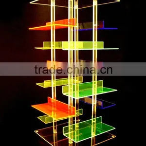 12-shelves Acrylic Shoe Display Rack ,Stand ,Shelf ,Holder thumbnail-1